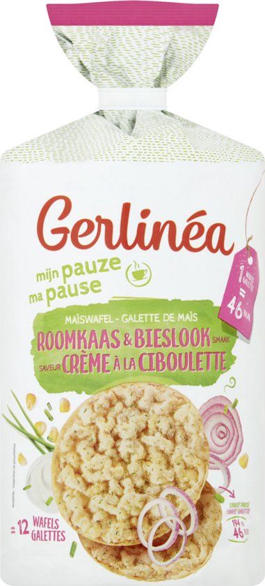 Gerlinéa Maiswafel Zure Room Ui & Bieslook - 124g