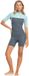 Roxy 2025 Dames Prologue 2/2mm Rug Ritssluiting Shorty Wetsuit ERJW503 Multicolor Neopreen Maat 08