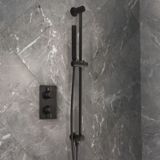 Hudson Reed Douchekraan Thermostatisch 1-Weg met Handdouche en Glijstang Modern - Noir