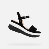 Geox Gardenia Dames Sandalen - Zwart - Maat 38