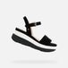 Geox Gardenia Dames Sandalen - Zwart - Maat 38