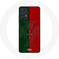Maniacase Hoesje voor Samsung Galaxy A32 4G portugal logo groen en rood