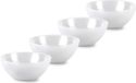 Plasticforte Bols/Petits bols - 4x - Dessert/Petit déjeuner - Plastique - D17 x H7 cm - Transparent