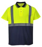 Portwest Tweekleuren Polo S479 - Geel/Marine - 4XL