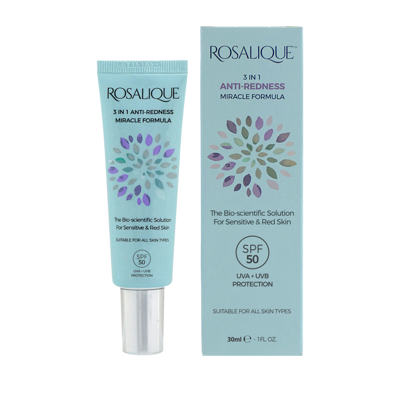 Rosalique   3 in 1 Anti-Redness Miracle Formula SPF50