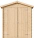 Timbela M320C1 - Abri de jardin en bois - 2,82 m² - 186x196xH218 cm - sans plancher