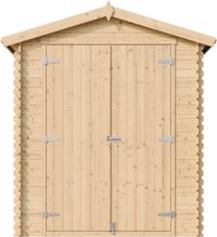 Timbela M320C1 - Abri de jardin en bois - 2,82 m² - 186x196xH218 cm - sans plancher