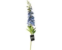 Bellatio Design Kunstbloem bloesemtak ridderspoor - 87 cm - paars