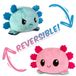 Peluche Axolotl réversible - Joyeux et en colère - Peluche - Pour enfants dès 3 mois