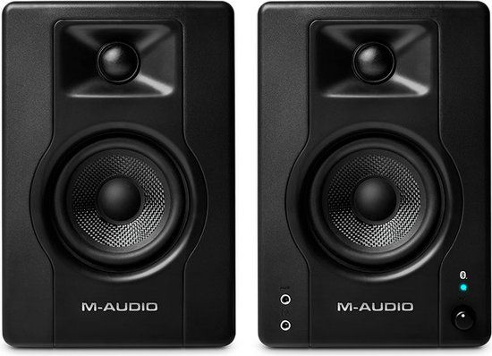 M-Audio BX3 BT Paar 3.5" Studiomonitoren PC Luidsprekers voor muziekproductie, gaming, podcasting en meer