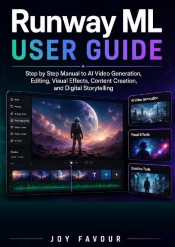 Runway ML User Guide: Step by Step Manual to AI Video Generation, Editing, Visual Effects, Content Creation, and Digital Storytelling
