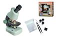 Simba Scout Microscoop - kindermicroscoop met 100x tot 1200x vergroting, incl. lichtfunctie, 8 voorbeelddragers, 4 lege objectglaasjes, accessoires zoals pincet en pipet, hoogte 22 cm, vanaf 5 jaar