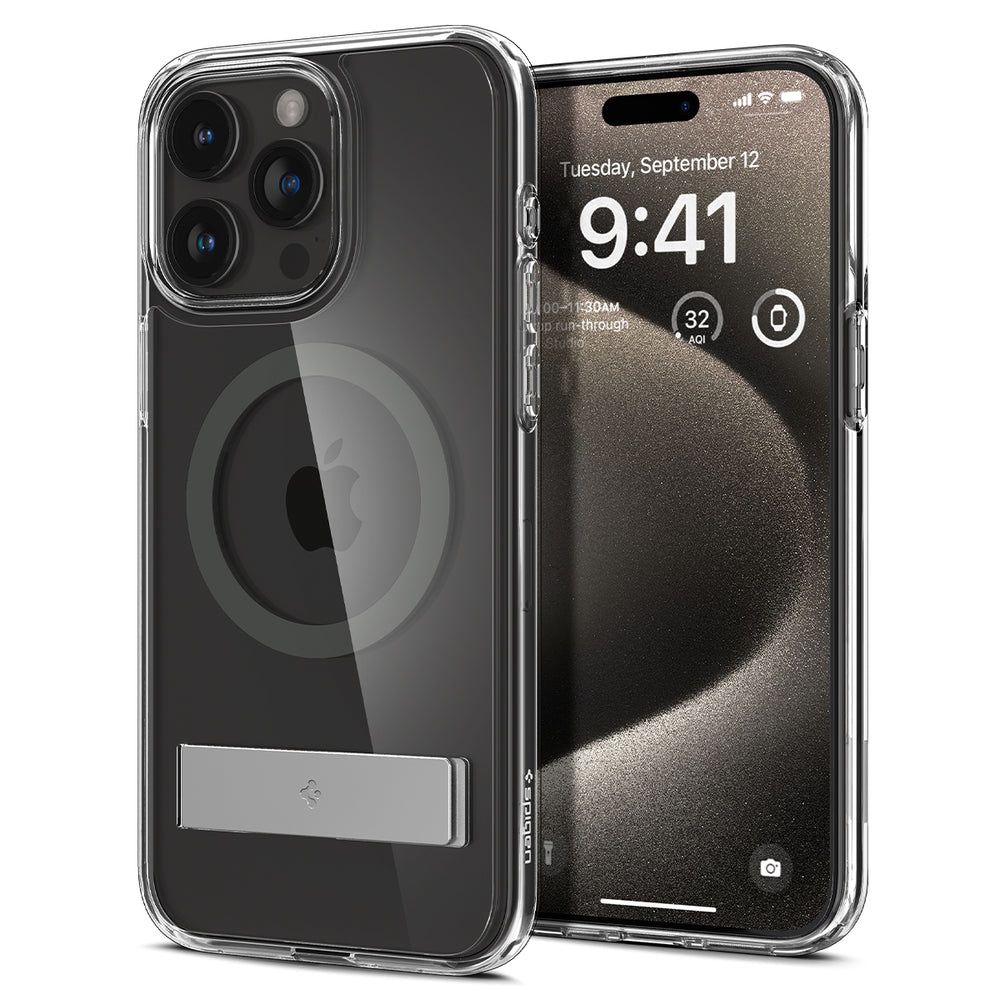 Spigen Ultra Hybrid S MagFit Case for iPhone 15 Pro Max - Graphite