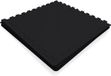 Gorilla Sports Vloermatten Rubber - Beschermingsmatten - 4 matten + 8 eindstukken - Puzzel mat - Zwart