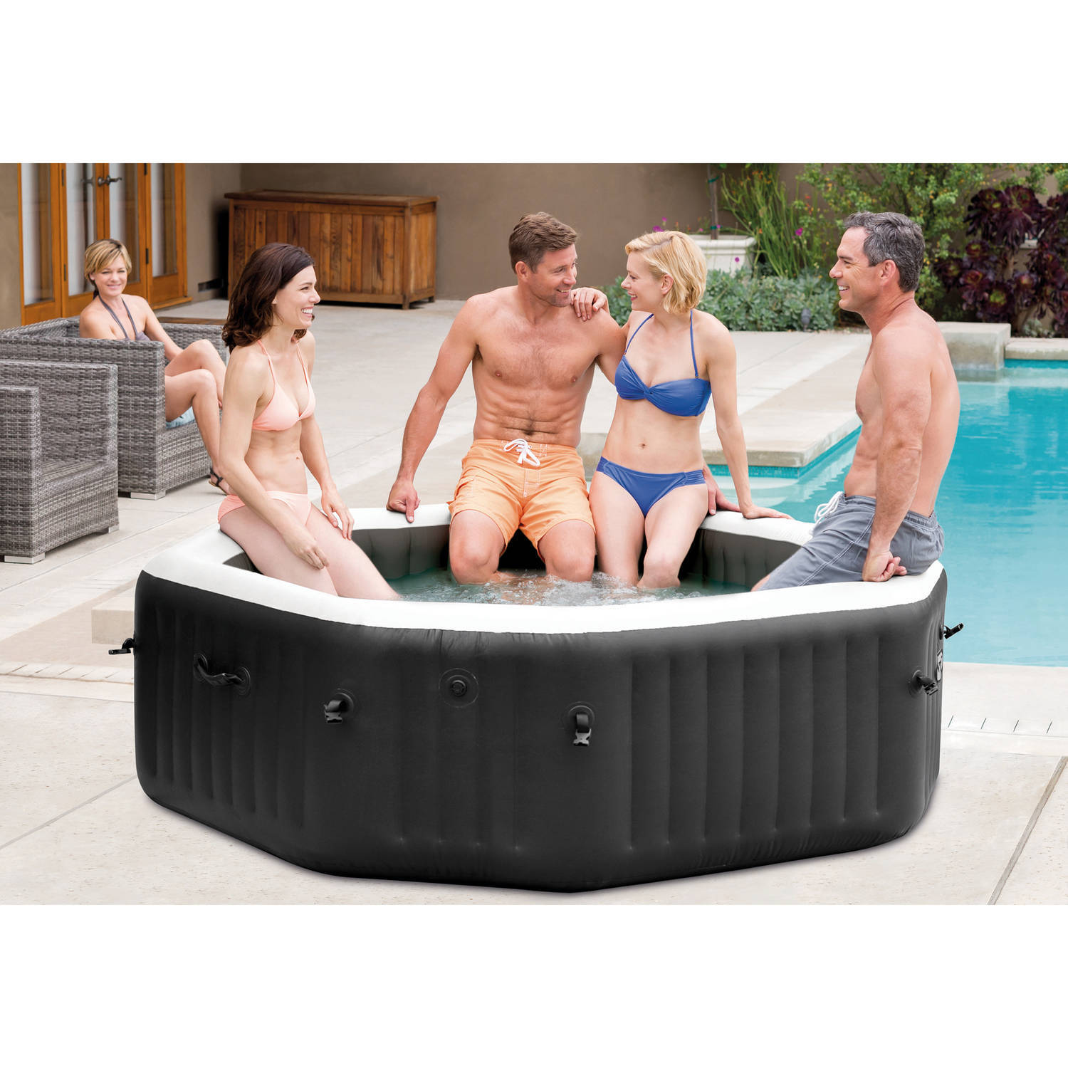 Intex purespa jet and bubble deluxe