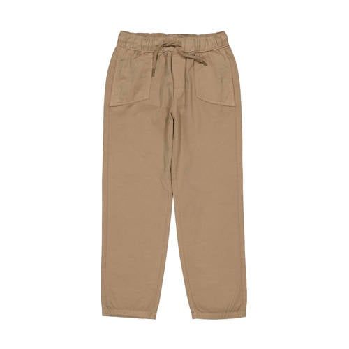 LEVV broek - lichtbruin Jongens Katoen Effen - maat 122