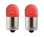 cyclingcolors 2x gloeilamp ROUGE BA15S 24V 5W