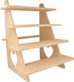Artemio Houten Trapplank Rechthoek Hout 26x38x32 cm