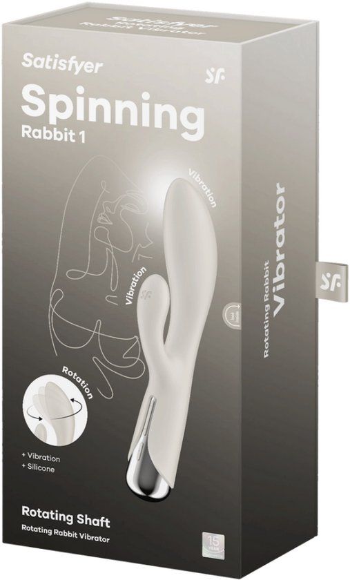Satisfyer Spinning Rabbit 1 - Rotating Rabbit Vibrator - White