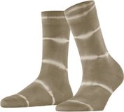 FALKE Wave Bond gedessineerd katoen Sokken dames beige - maat 39-42