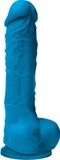 NSNovelties Colours Pleasures Realistische Dildo Met Balzak - 13 cm - Blauw