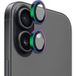 Blueo Film de protection Caméra Arrière Metal Frame pour Apple iPhone 17, Verre Trempé, Multicolore