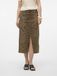 VERO MODA Rok 'VERI' donkerbeige / brokaat / zwart