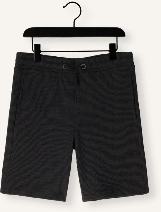 Lyle & Scott Waffle Short Broeken Jongens - Zwart - Maat 152/158