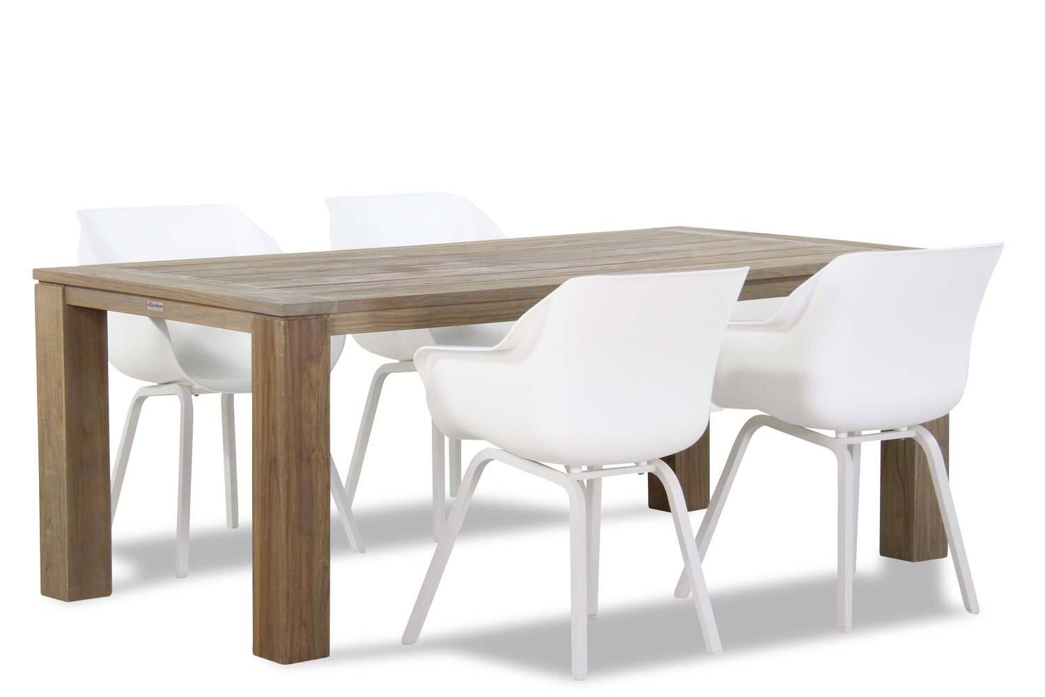 Hartman Sophie element/Brighton 200 cm dining tuinset 5-delig