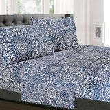 Queen Size lakens - ademende luxe lakens met volledige elastische en veilige hoekbanden, ingebouwde - 1800 Supreme Collection extra zachte diepe zak beddengoedset, lakenset, Queen, Oasis