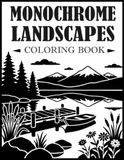 Monochrome Landscapes Coloring Book