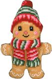 Vervaco Kruissteekvormkussen kit met rug - Kerst - Gingerbread - 36 x 49 cm