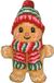 Vervaco Kruissteekvormkussen kit met rug - Kerst - Gingerbread - 36 x 49 cm