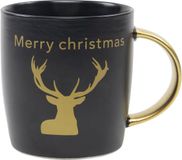 Hit Trading B.V. tasse/gobelet - noir/or - Merry Christmas - 350 ml
