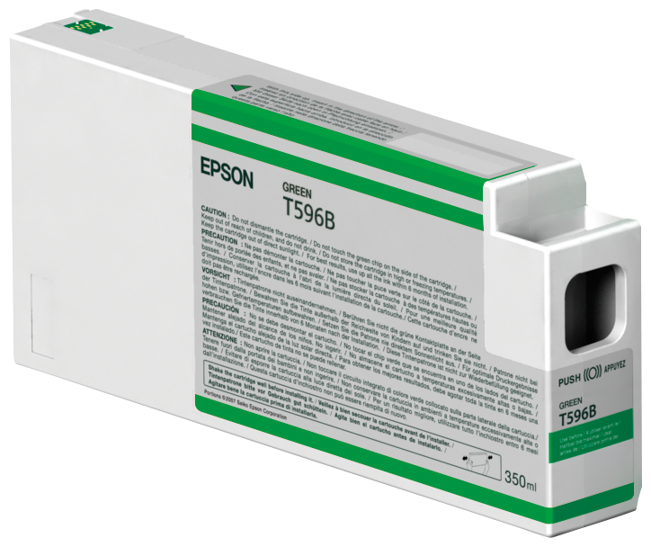 Epson inktpatroon Green T596B00 UltraChrome HDR 350 ml single pack / groen