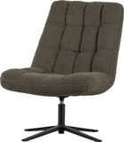 WOOOD Job Draaifauteuil - Teddy - Groen
