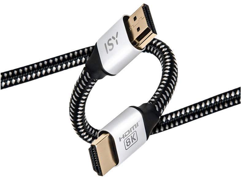 isy Ihd-5015 Ultra High Speed HDMI 2.1-kabel Zwart