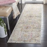 Safavieh Bohemian Indoor Hand Tufted Abstract Collection, ABT340, in Ivory / Charcoal, 60 X 91 cm