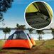 Markenlos Waterdicht campingluchtbed met kussen, kleur groen