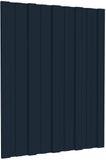 vidaXL - Panneau de toiture - 12 pièces - Anthracite - 60 x 45 cm - Acier galvanisé
