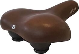 Selle comfort Fietszadel - Bruin - Met Smart Foam Techniek - Unisex