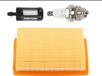 BPC Parts Jeu de filtres à air (3 pièces) pour Stihl BR320, BR340, BR380, BR400, BR420, BR420C