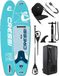CRESSI Ultra Isup Kayak Set - Inflatable SUP Board for Adults with Seat - Aquamarine - 320x81x8 cm