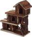 Chambre naturelle, dimensions 25 x 30 x 12 cm, armoires en bois