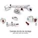 Bitubo kit de montage d'amortisseur de direction GSXR600/750