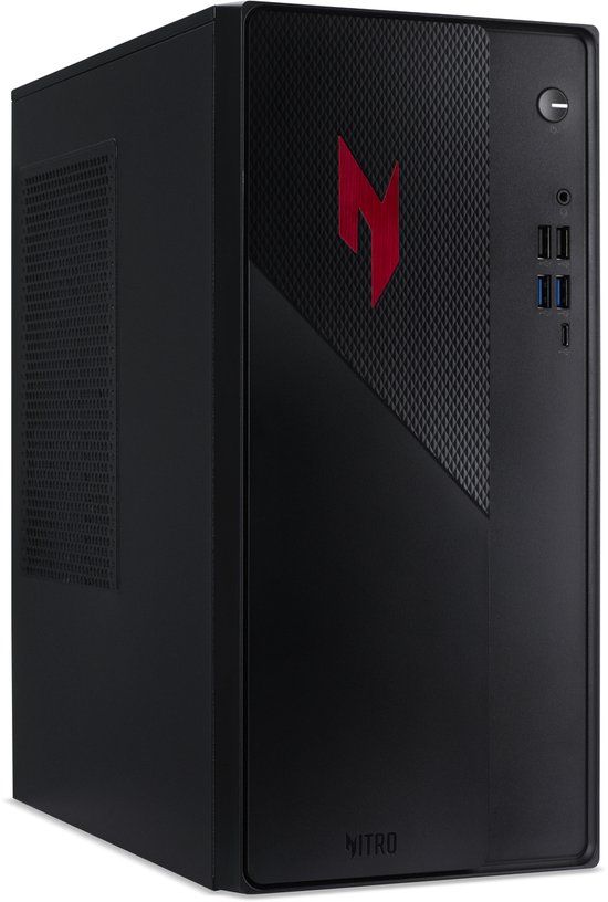 Acer NITRO 20 N20 101 Intel Core i5-12150H 16GB DDR4 1TB SSD NVIDIA GeForce RTX 5050 Windows 11 Home Desktop PC Zwart