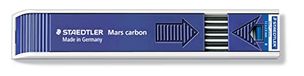 STAEDTLER Navulling voor vulpotlood Mars carbon, 2 mm, hardheid B, doos met 12 vullingen, 200-B