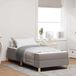 Maison Exclusive - Boxspringbed taupe, 90 x 200 cm, rembourré
