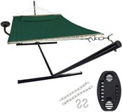 Vita5 Hangmat met Standaard en Spreidstok – 2 Persoons – Groen