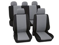 Borneo universele stoelbekleding 11-delige set grijs SAB 1 Vario